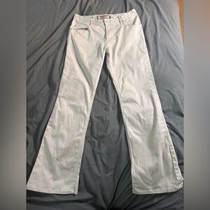 Paris Blues Women's Light Gray Flare Jeans